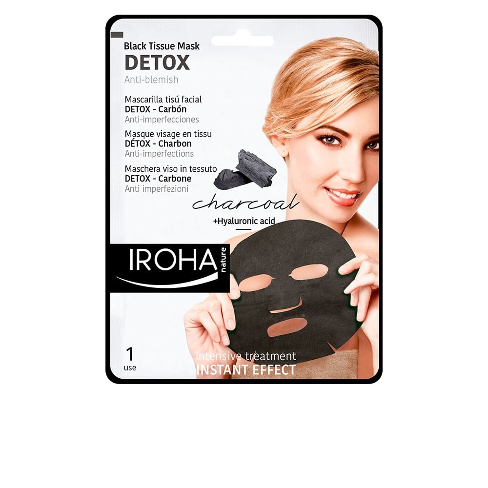 Iroha Nature Iroha Nature Detox Black Tissue Mask 1 Unit - Health & Beauty > Personal Care > Cosmetics .