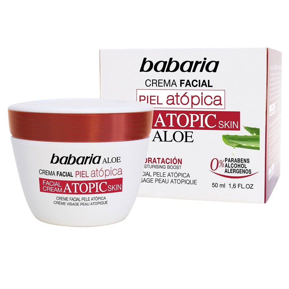 Babaria Babaria Aloe Vera Facial Cream Atopic Skin 0% 50ml - Health & Beauty > Personal Care > Cosmetics > Skin Care > Lotions & Moisturizers Cream
