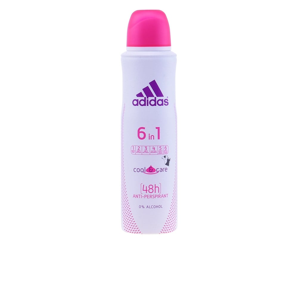 Adidas Women Cool & Care 6 In 1 150ml Deodorant Spray