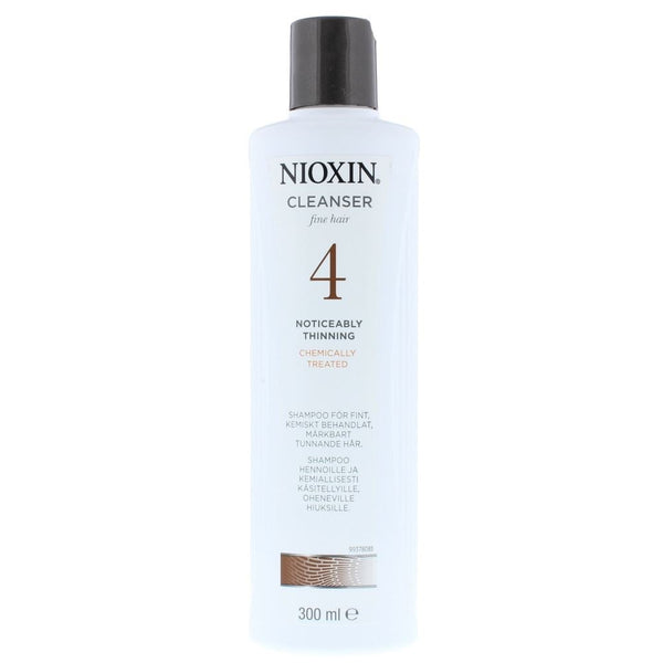Wella Wella Nioxin Cleanser Shampoo For Fine Hair No4 Noticeably Thinning 300ml -