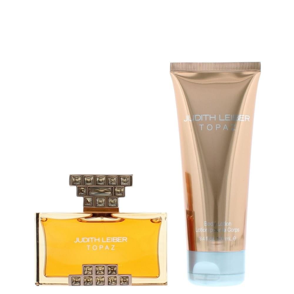 Judith Leiber Judith Leiber Topaz Gift Set 40Ml EDP Spray + 100ml Body Lotion -
