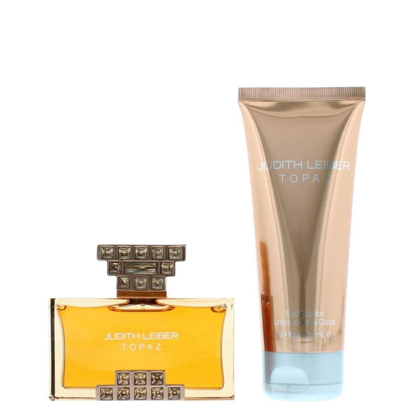 Judith Leiber Judith Leiber Topaz Gift Set 40Ml EDP Spray + 100ml Body Lotion -