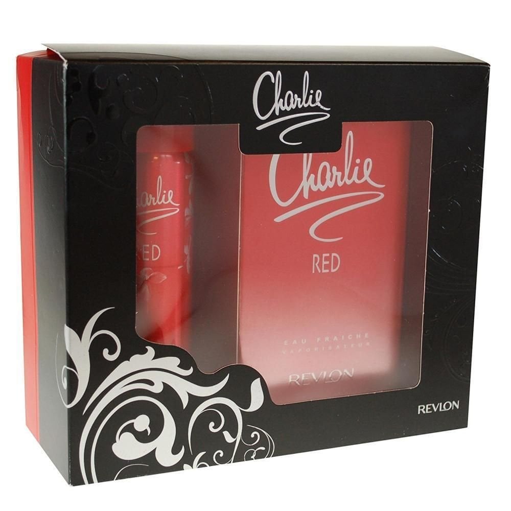 Revlon Revlon Charlie Red Eau Fraiche Gift Set 100ml Eau Fraiche Spray + 75Ml Body Spray -
