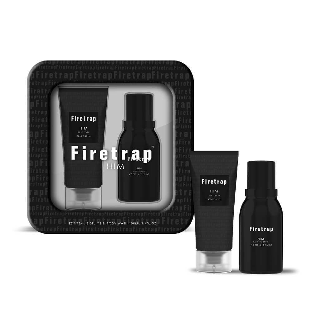 Firetrap Firetrap For Him Gift Set 75Ml EDT Spray + 100ml Body Wash -