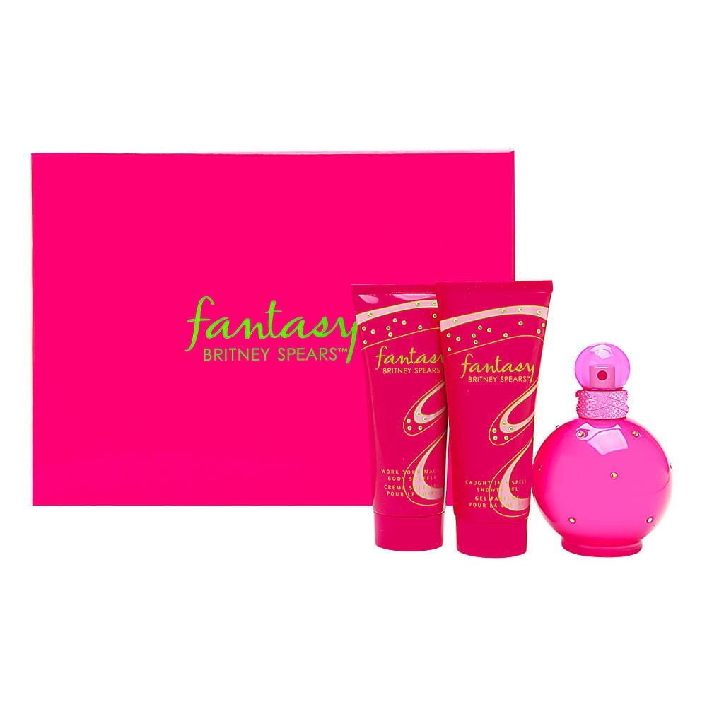 Britney Spears Britney Spears Fantasy 100ml EDP Spray / 100ml Shower Gel / 100ml Body Souffle - Health & Beauty > Personal Care > Cosmetics > Bath & Body Gift Sets