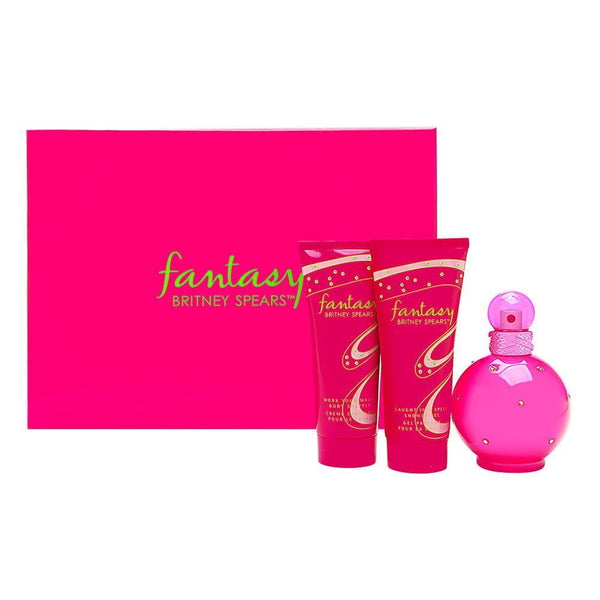 Britney Spears Britney Spears Fantasy 100ml EDP Spray / 100ml Shower Gel / 100ml Body Souffle - Health & Beauty > Personal Care > Cosmetics > Bath & Body Gift Sets