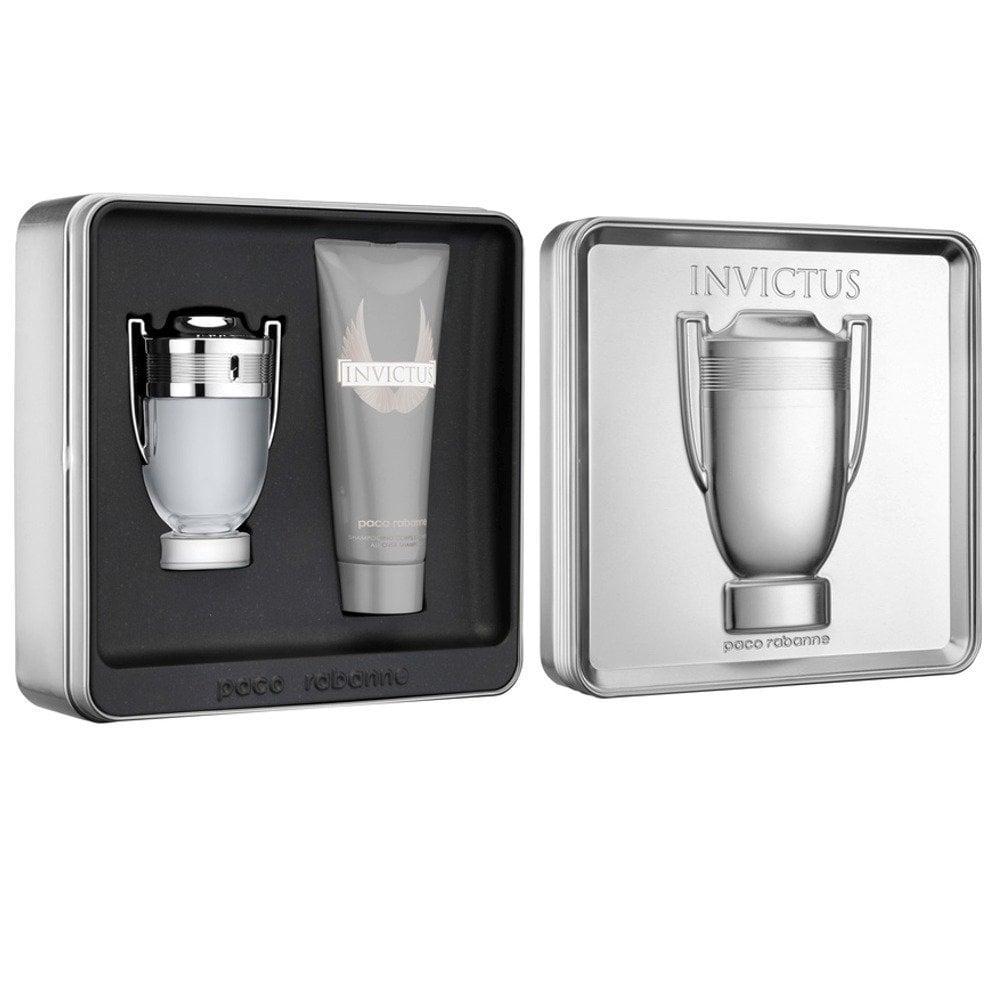 Paco Rabanne Paco Rabanne Invictus Gift Sets 50ml EDT Spray + All Over Shampoo 100ml -
