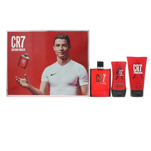 Cristiano Ronaldo Cristiano Ronaldo CR7 Gift Set 100ml EDT Spray + 150ml Shower Gel + 100ml After Shave Balm -
