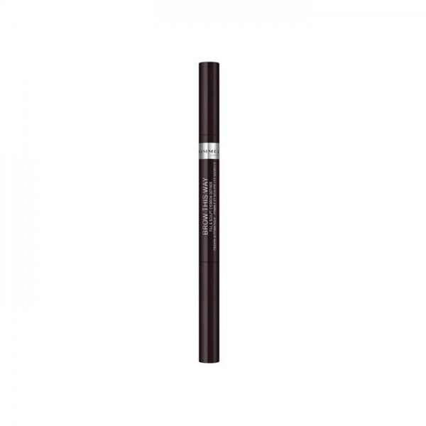 Rimmel London Rimmel Brow This Way Fill And Sculp Eyebrow Definer 004 Soft Black 0.25G - Health & Beauty > Personal Care > Cosmetics > Makeup > Eye Makeup > Eyebrow Enhancers .