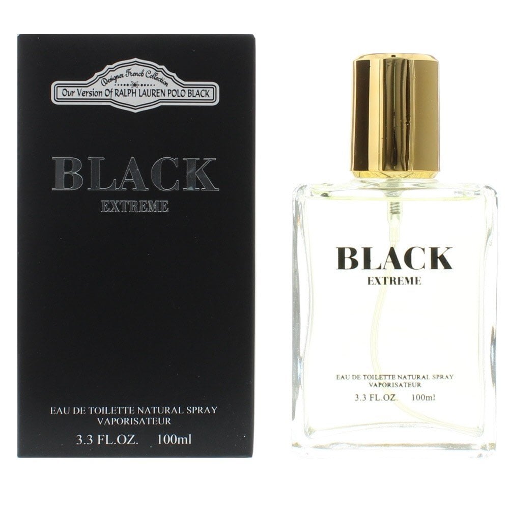 Designer French Designer French Black Extreme 100ml EDT Spray -