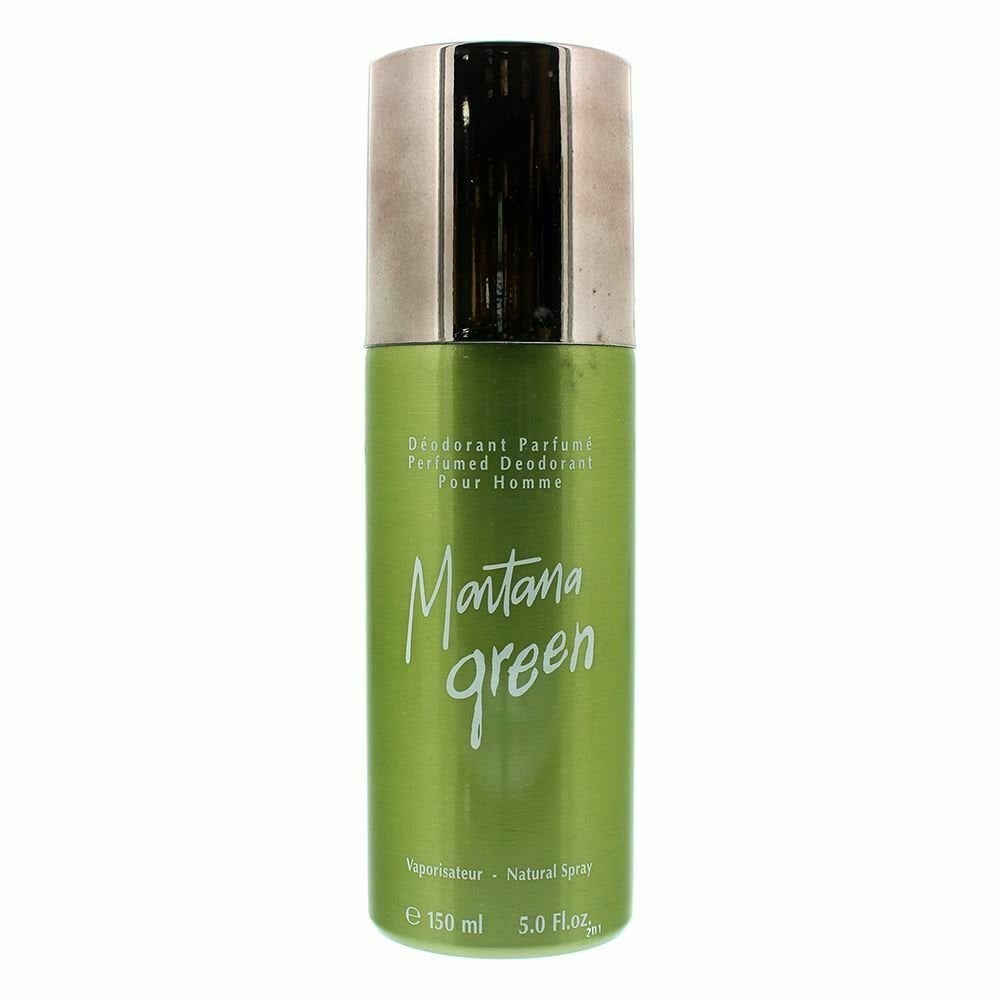 Montana Montana Green Pour Homme Perfumed Deodorant 150ml - Health & Beauty > Personal Care > Deodorants & Anti-Perspirant > Deodorants Deodorant