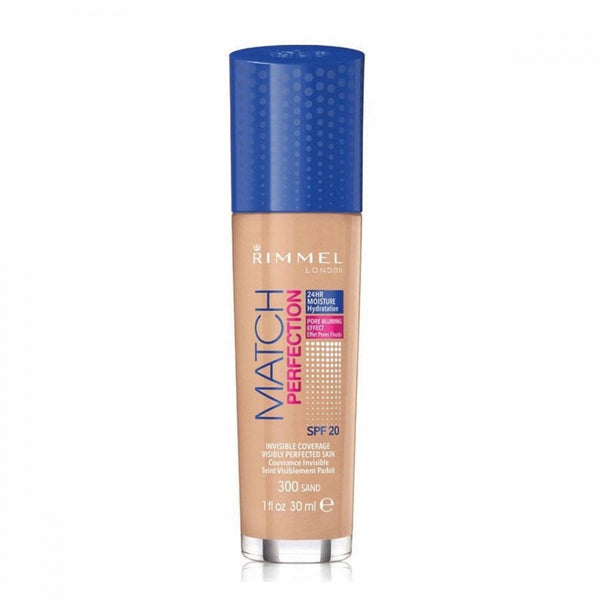 Rimmel London Rimmel Match Perfection SPF20 300 Sand - Health & Beauty > Personal Care > Cosmetics > Makeup > Face Makeup > Foundations & Concealers SPF