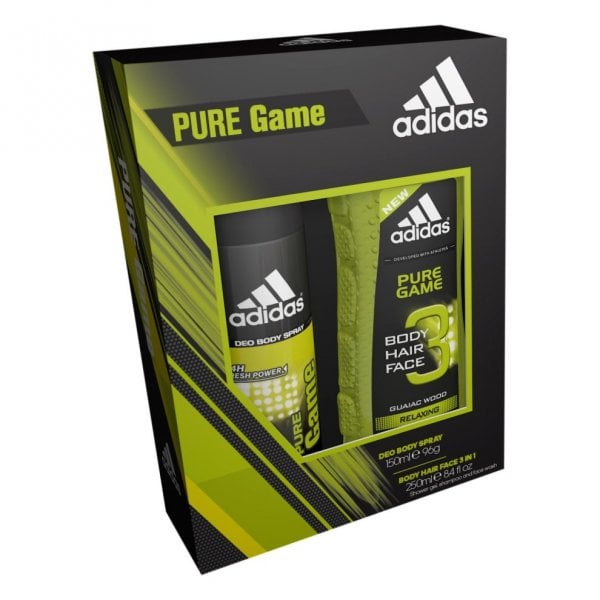 Adidas Fragrances Adidas Pure Game Gift Set 150ml Deodorant Spray + 250ml Shower Gel -