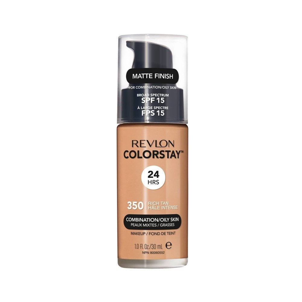Revlon Revlon Colorstay Foundation Combination/Oily Skin 30ml - 350 Rich Tan - Health & Beauty > Personal Care > Cosmetics > Makeup > Face Makeup > Foundations & Concealers .