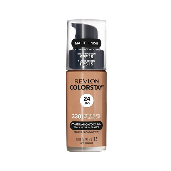 Revlon Revlon Colorstay Foundation Combination/Oily Skin - 330 Natural Tan - Health & Beauty > Personal Care > Cosmetics > Makeup > Face Makeup > Foundations & Concealers Cosmetics