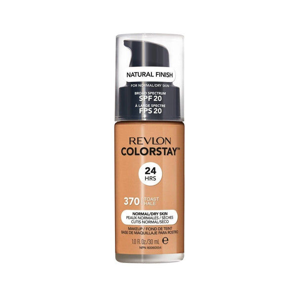 Revlon Revlon Colorstay Makeup Normal/Dry Skin 30ml - 370 Toast - Health & Beauty > Personal Care > Cosmetics > Cosmetic Tools > Makeup Tools > Makeup Brushes Cosmetics