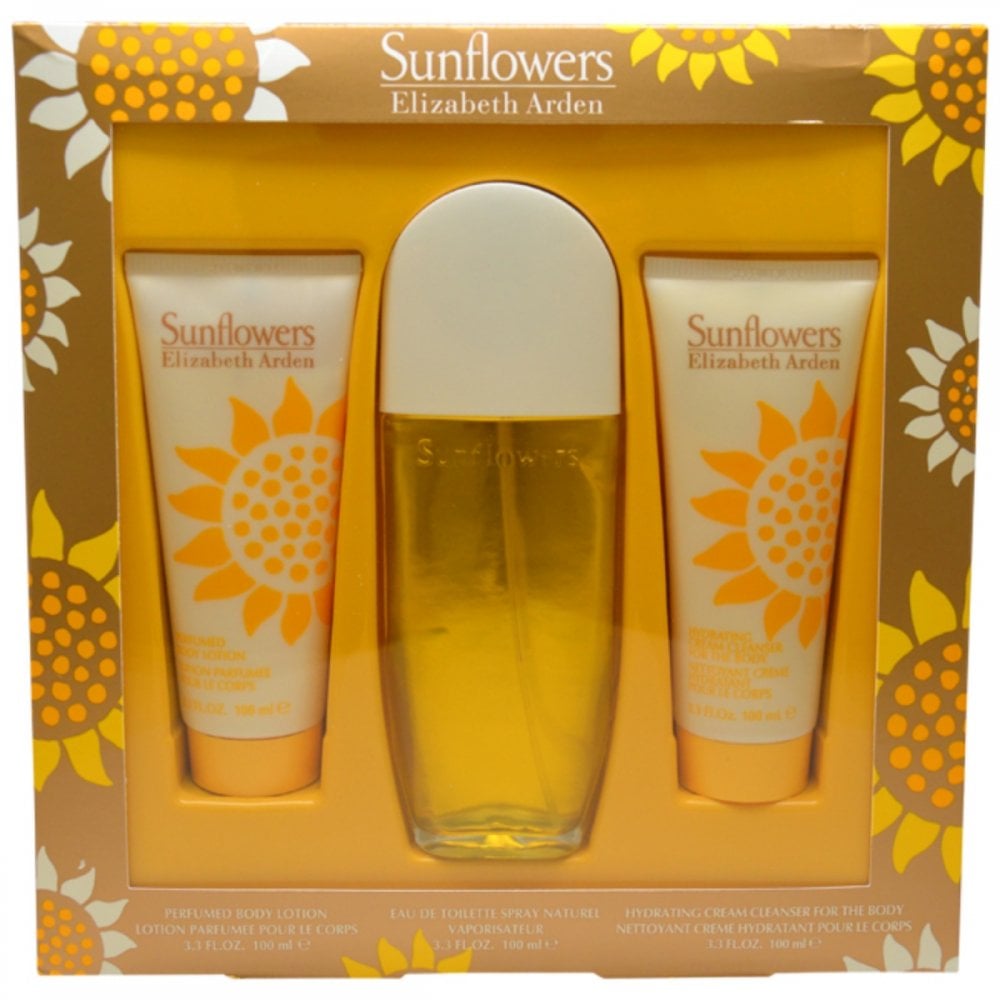 Elizabeth Arden Elizabeth Arden Sunflowers 100ml EDT Spray / 100ml Body Lotion / 100ml Body Cleansing Cream - Health & Beauty > Personal Care > Cosmetics > Bath & Body Gift Sets