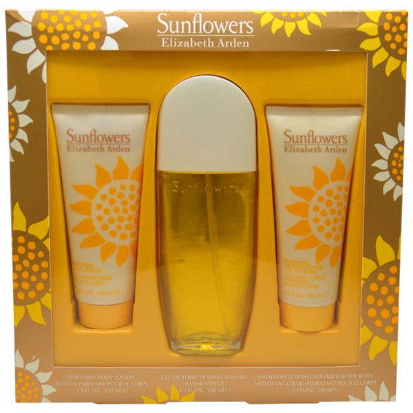 Elizabeth Arden Elizabeth Arden Sunflowers 100ml EDT Spray / 100ml Body Lotion / 100ml Body Cleansing Cream - Health & Beauty > Personal Care > Cosmetics > Bath & Body Gift Sets