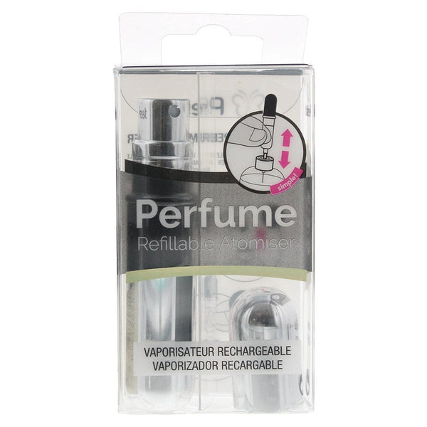 Pressit Pressit Silver Refillable Perfume Spray Bottle -
