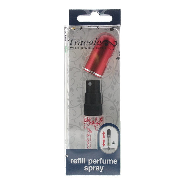 Travalo Travalo Pure Essentials Red Refillable Perfume Spray Bottle 5ml -