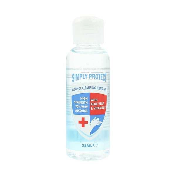 Simply Protect Simply Protect Alcohol Cleansing Hand Gel 58ml - .
