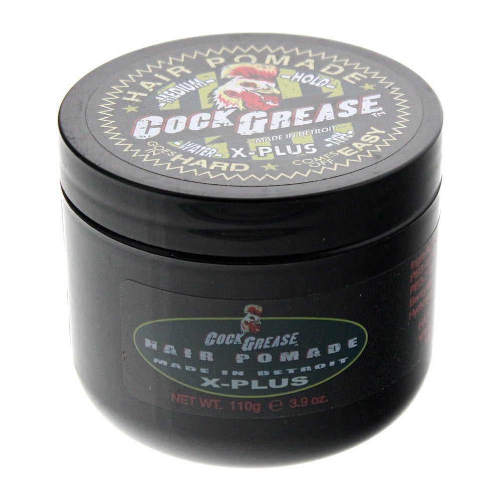 Cock Grease Cock Grease Medium Hold X Plus Hair Pomade 110G - Health & Beauty > Personal Care > Hair Care > Hair Styling Products Haircare