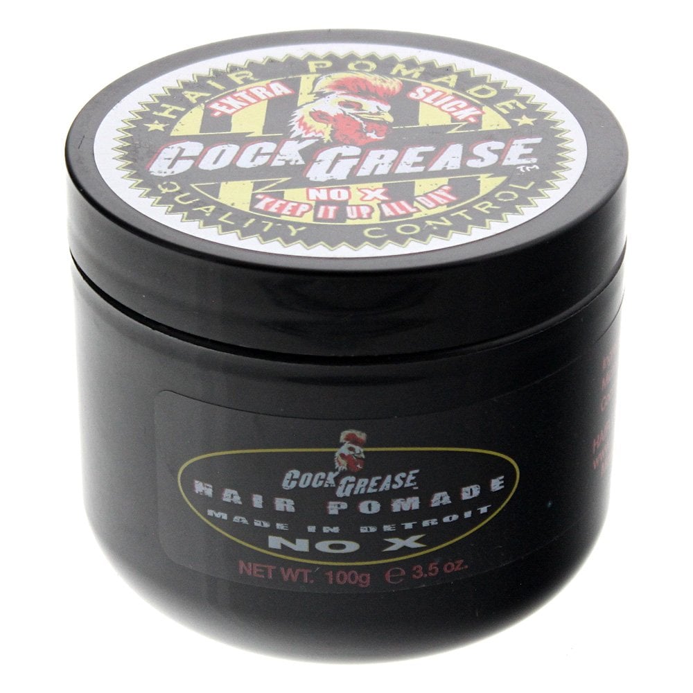 Cock Grease Cock Grease Extra Slick No X Hair Pomade 100G - Health & Beauty > Personal Care > Hair Care > Hair Styling Products Haircare