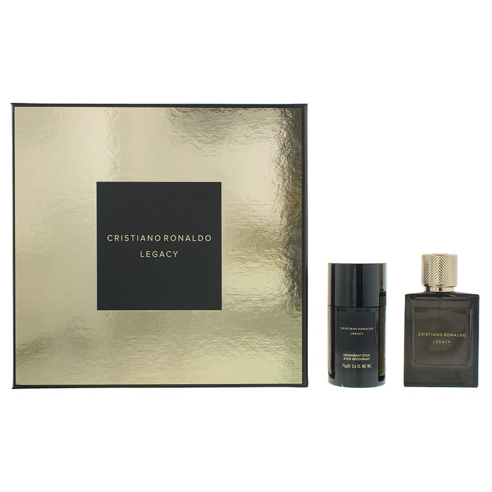 Cristiano Ronaldo Cristiano Ronaldo Legacy Gift Set 50ml EDT Spray - Deodorant Stick 75G - Health & Beauty > Personal Care > Cosmetics > Perfumes & Colognes > Eaux de Parfum EDT