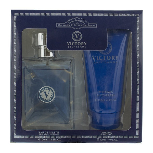 Designer French Designer French Collection Victory Gift Set 100ml EDT Spray + Shower Gel 120ml - Health & Beauty > Personal Care > Cosmetics > Perfumes & Colognes > Eaux de Parfum EDT