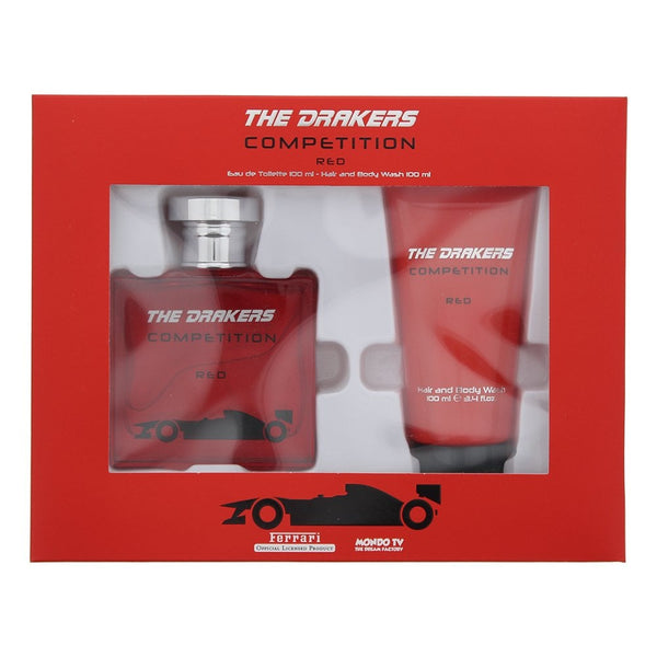 Mondo Tv Mondo Tv The Drakers Competition Ferrari Red Gift Set 100ml EDT Spray + 100ml Body Wash -