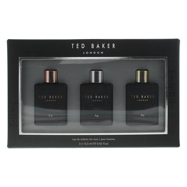 Ted Baker Ted Baker Gift Set Cu 12.5ml EDT + Ag 12.5ml EDT + Au 12.5ml - Health & Beauty > Personal Care > Cosmetics > Perfumes & Colognes > Eaux de Parfum EDT