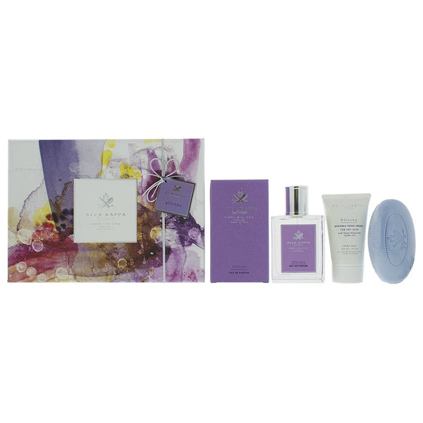 Acca Kappa Acca Kappa Wisteria Glicine Gift Set 100ml EDP Spray + Soap 150G + Hand Cream 75ML - Health & Beauty > Personal Care > Cosmetics > Perfumes & Colognes EDP