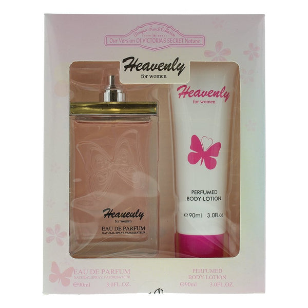 Designer French Designer French Collection Heavenly Gift Set 90ml EDP Spray + 90ml Body Lotion - Health & Beauty > Personal Care > Cosmetics > Perfumes & Colognes EDP