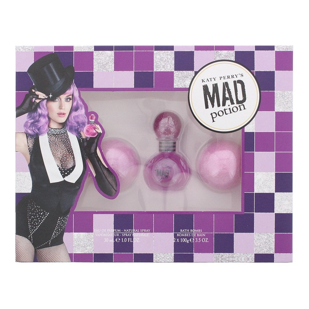 Katy Perry Katy Perry Mad Potion Gift Set 30ml EDP Spray + 2 X 100G Bath Bomb - Health & Beauty > Personal Care > Cosmetics > Perfumes & Colognes EDP