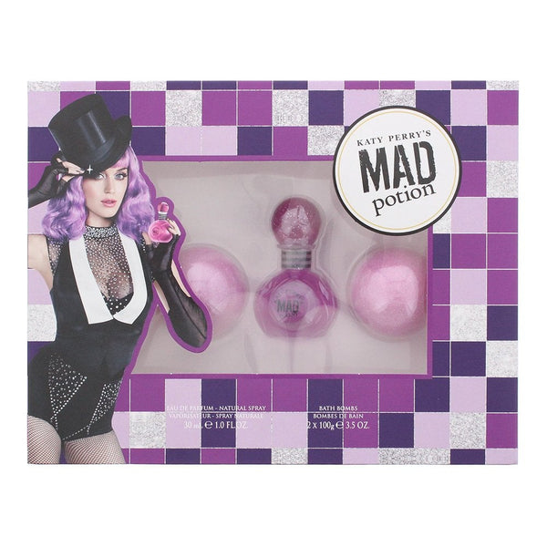 Katy Perry Katy Perry Mad Potion Gift Set 30ml EDP Spray + 2 X 100G Bath Bomb - Health & Beauty > Personal Care > Cosmetics > Perfumes & Colognes EDP