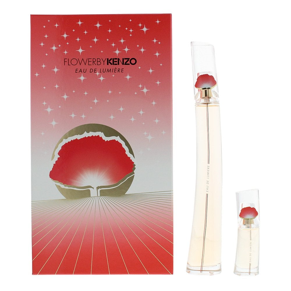 Kenzo Kenzo Flower Eau De Lumiere Gift Set 100ml EDT Spray + 15ml EDT -