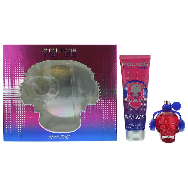 Police Police Miss Beat Gift Set 40ml EDP Spray + 100ml Body Lotion -