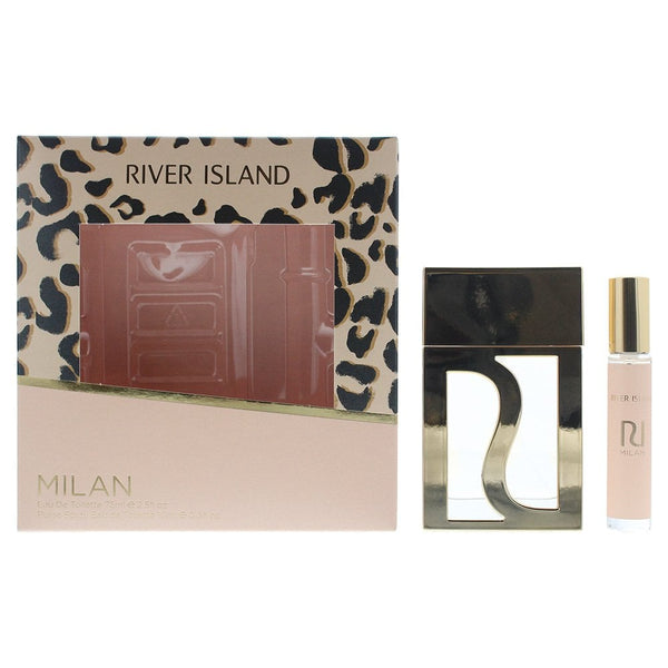 River Island River Island Milan 2 Piece Gift Set: EDT 75ml - EDT 10ml Purse Spray -