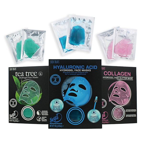 Skin Treats Skin Treats Hydrogel Face Masks Gift Set - 6 Pack -