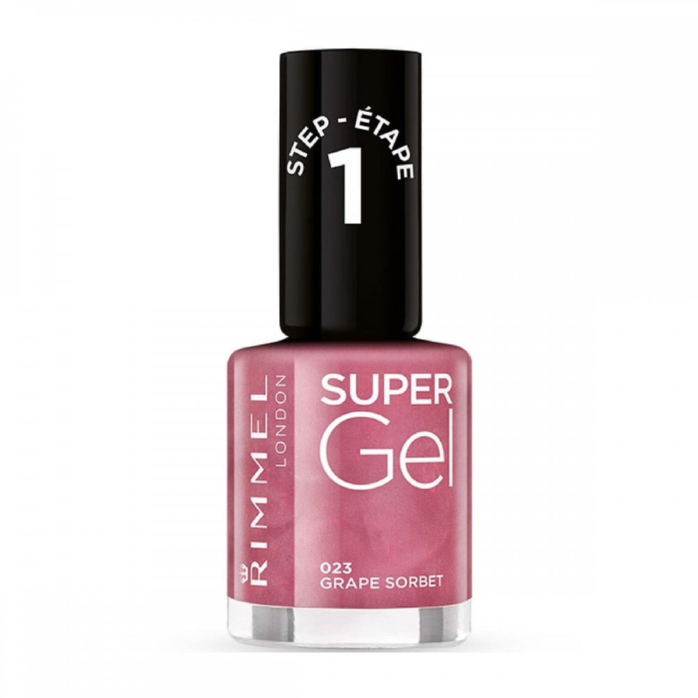 Rimmel London Rimmel London Supergel Kate Nail Lacquer - 023 Grape Sorbet - Health & Beauty > Personal Care > Cosmetics > Nail Care > Nail Polishes LACQUER