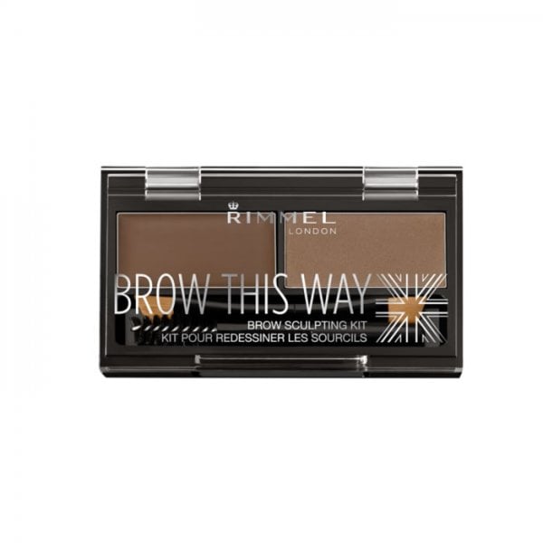 Rimmel London Rimmel Brow This Way Eyebrow Sculpting Kit - 002 Mid Brown - Health & Beauty > Personal Care > Cosmetics > Makeup > Eye Makeup > Eyebrow Enhancers .