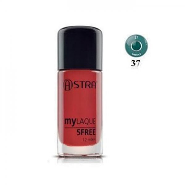 Astra Astra My Laque 5 Free Nail Polish 12ml - 37 Esmerald -