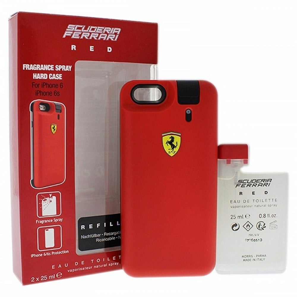 Ferrari Ferrari Red Gift Set 25ml EDT Spray X 2 + Iphone 6 Case -