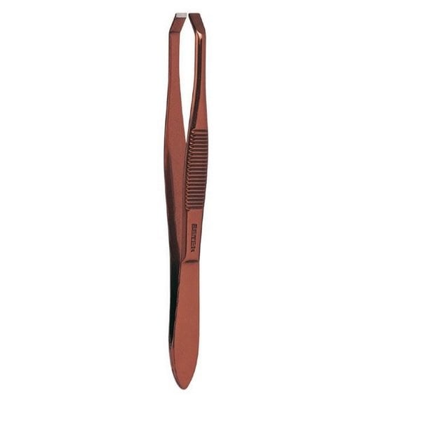 Beter Beter Copper Plated Crab Tip Tweezers - Health & Beauty > Personal Care > Cosmetics .