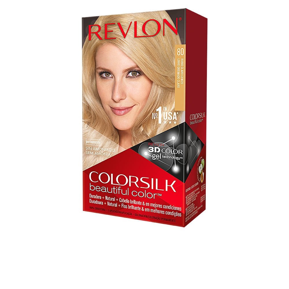 Revlon Revlon Colorsilk Hair Dye - 80 Light As Blonde - Hair Dye