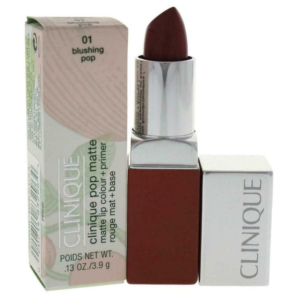 Clinique Pop Matte Lip Colour + Primer 3.9G - 01 Blushing Pop