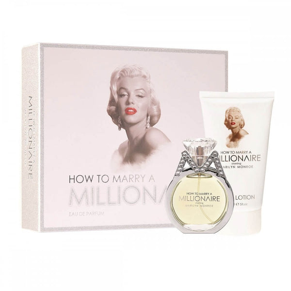 Marilyn Monroe Marilyn Monroe How To Marry A Millionaire Gift Set 50ml EDP Spray + 150ml Body Lotion -