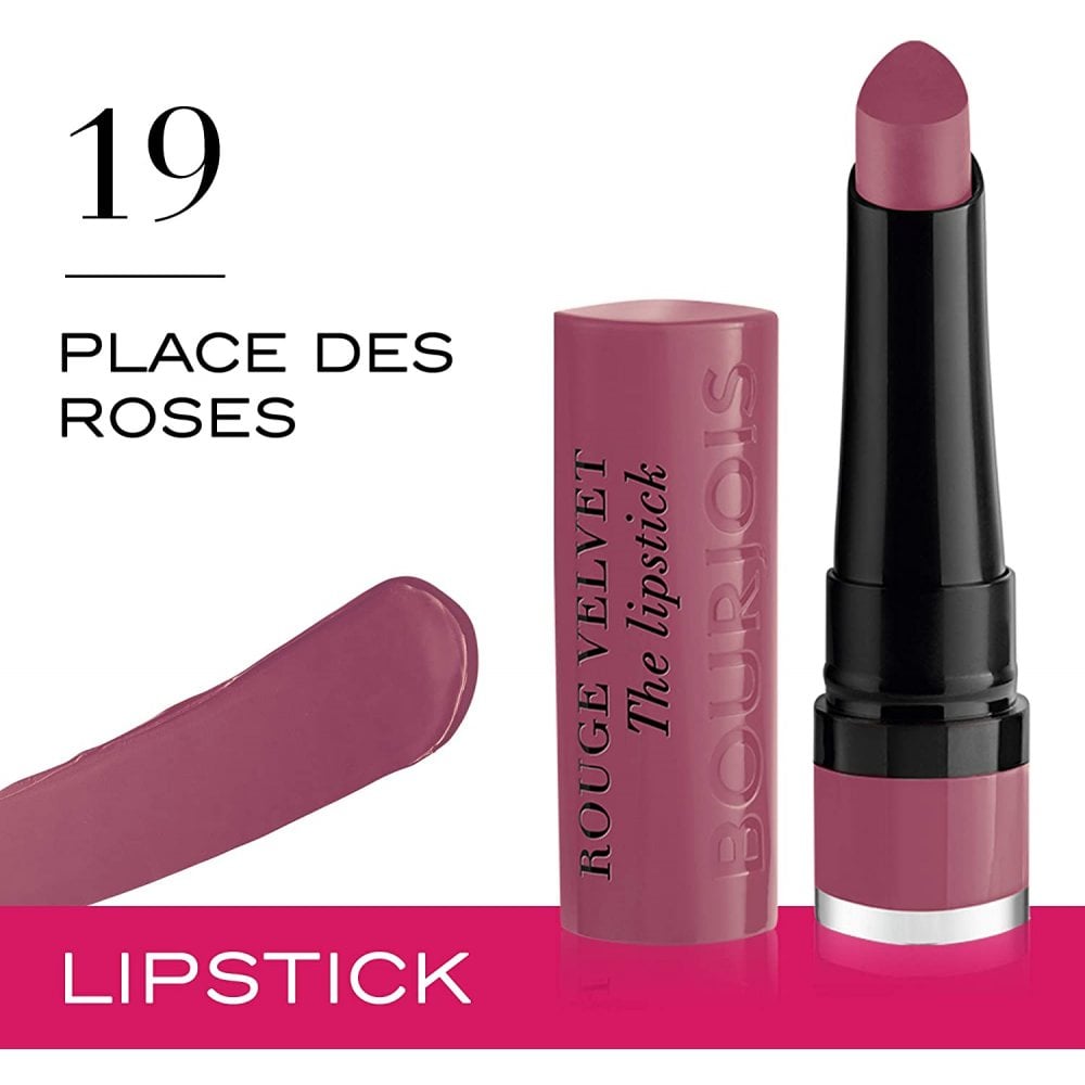 Bourjois Bourjois Rouge Velvet The Lipstick - 19 Place Des Roses - Health & Beauty > Personal Care > Cosmetics > Makeup > Lip Makeup > Lipsticks Lipstick
