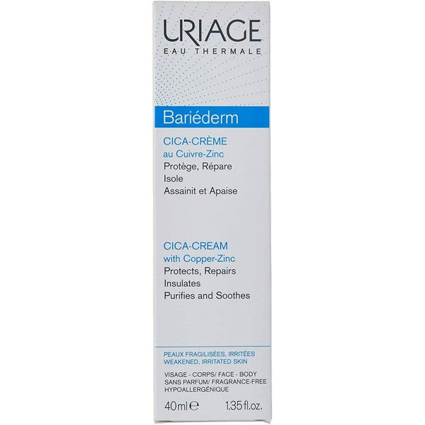 Uriage Uriage Bariederm Cica Repairing Cream 40ml With Cu-Zn -