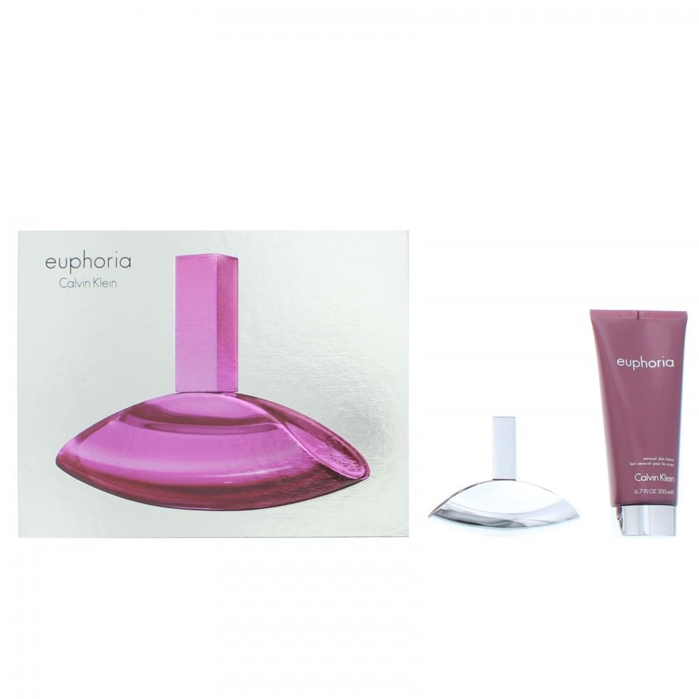 Calvin Klein Euphoria Gift Set 50ml EDP Spray + 200ml Sensual Skin Lotion